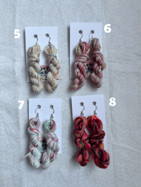 Image 3 of naima (yarn hank earrings)