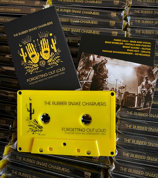 Image of RUBBER SNAKE CHARMERS ‘Forgetting Out Loud’ Limited edition cassette