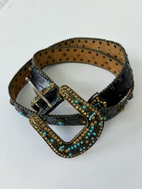 Image 1 of 2000s leather belt 