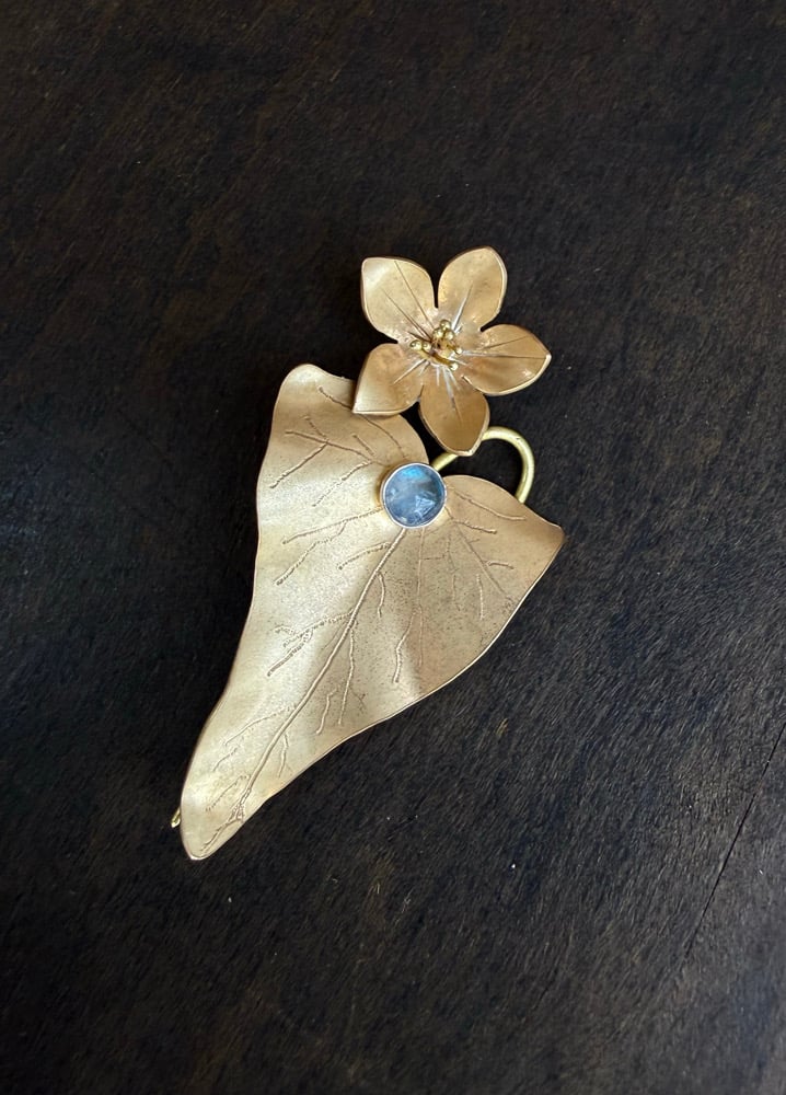 Image of Green Buckwheat Pin