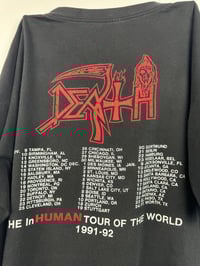 Image 4 of 🗡️ 1991-92 Death Human- Inhuman World tour shirt (1)
