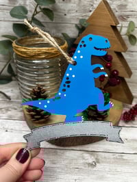 Image 3 of Dino with banner