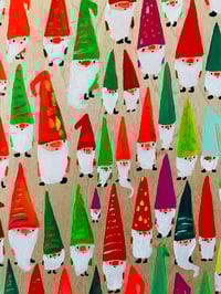 Image 2 of 2025 Christmas Gnomes Original Painting 