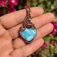 Image 1 of Plump Larimar Heart 💙🌊