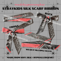 Stray Kids Silk Scarf Ribbon