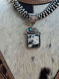 Image 1 of Sleeping Beauty Flower/ White Buffalo