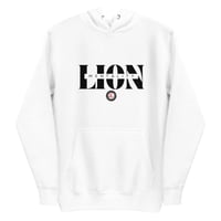 Image 2 of Lion Mentality Adult Hoodie(Black Logo)