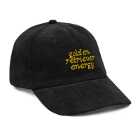 Image 3 of “Golden Retriever Energy” Vintage corduroy cap