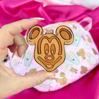 Image 1 of Mouse Waffle Charm XL