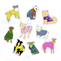 Image of Stickers - Chiens à la mode 