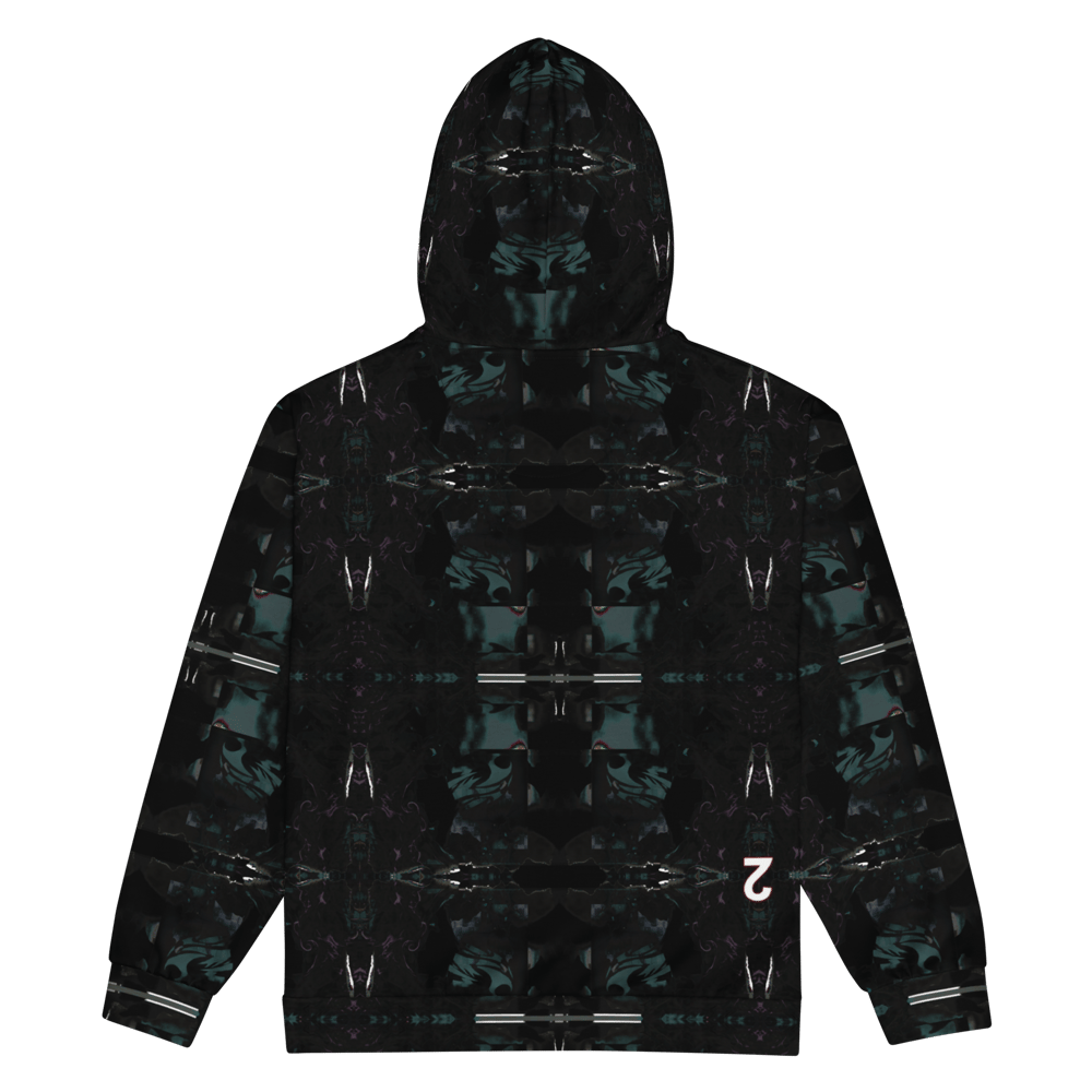 reloaded redosing all over zip hoodie (made with recycled materials)