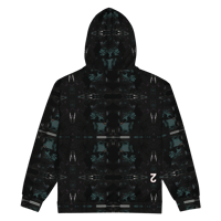 Image 4 of reloaded redosing all over zip hoodie (made with recycled materials)