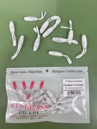 2" Ribbed Paddletail - Cookies 'N Cream