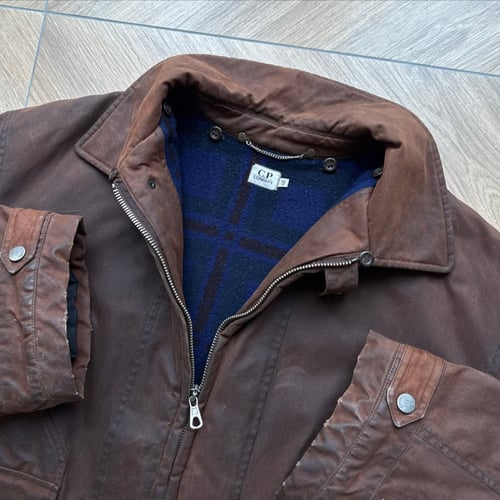 Image of 1994 CP Company Resin Coated Waxed Jacket, Size Large