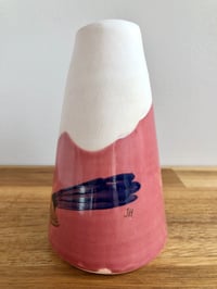 Image 3 of Pink Superb Fairywren Vase