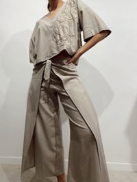 Image 3 of  Linen Blend Trousers 