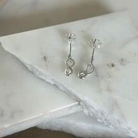 Image 3 of #19 Teeny Dimple Drop Earrings 