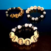Goth women stretch bracelet 