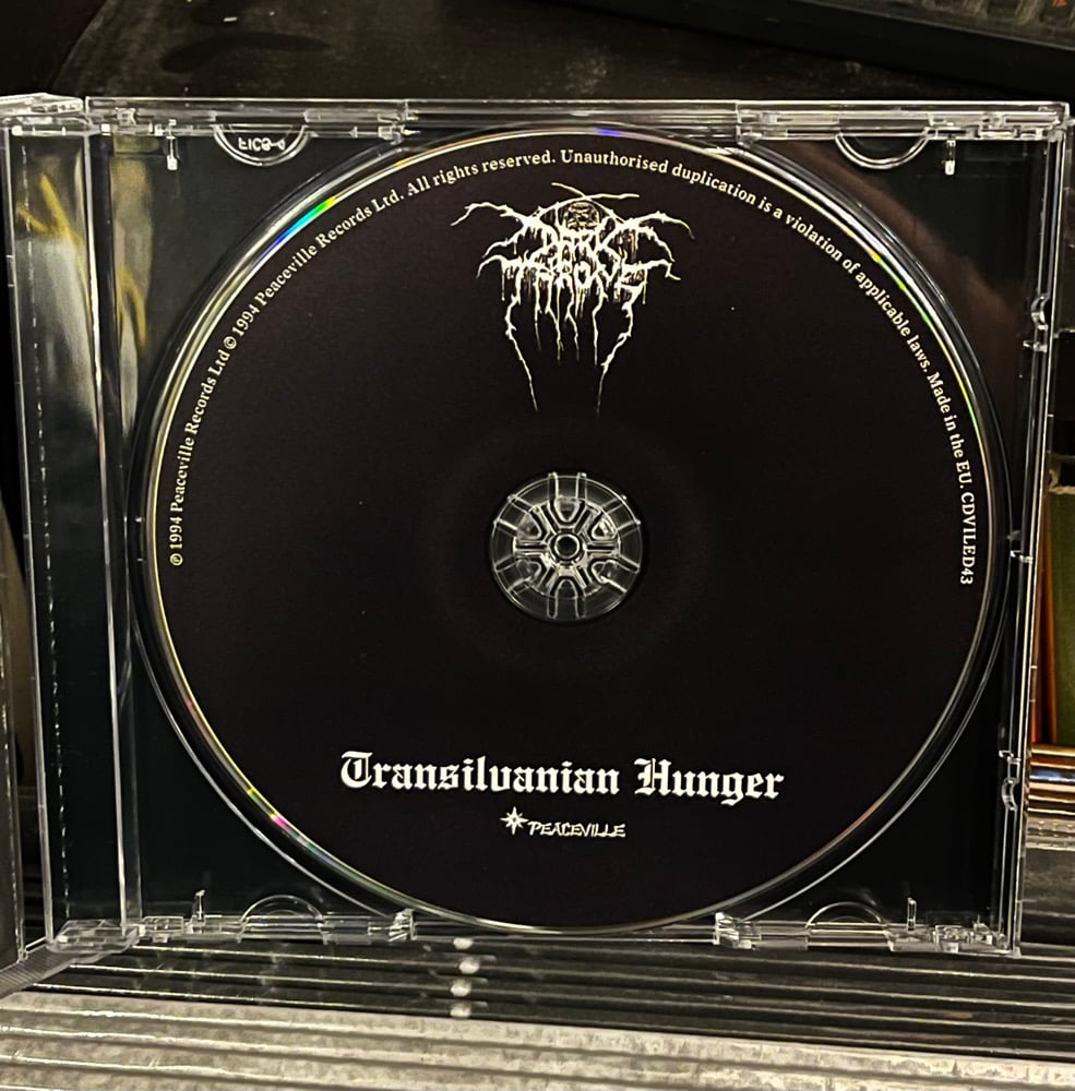 Image of CD Darkthrone «Transilvanian Hunger» SIGNED