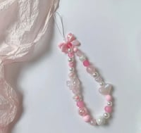 Pink Bow phone charm 