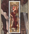 LEO Zodiac Fine Art Print - Original Art Nouveau Collection  