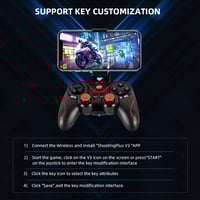 Image 3 of GAMINJA Wireless Game Controller for PC & Mobile
