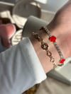 Red Clover Bracelet Set
