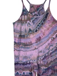 Image 6 of S/M Cotton Blend Knit Pocket Jumpsuit in Muted Agate Ice Dye