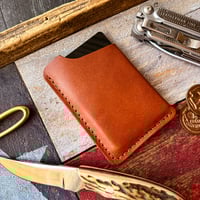 Image 3 of 107 CARD HOLDER - BUCK BROWN
