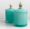 ROYAL TURQUOISE | GOLD CANDLE - X LARGE 