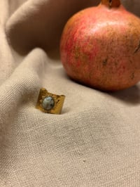 Image 1 of MAYA Boho Chic Natural Stone Ring 