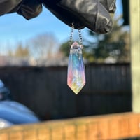 Image 6 of Crystal Pendant 4 - UV Opal Rainbow