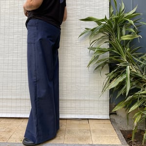 Image of Linea pants - Navy Blue Velveteen Cord