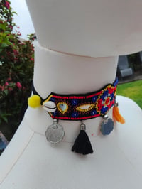 Image 2 of Festie choker - tassel ties