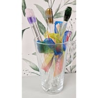 Image 2 of Fused Glass Swizzle Sticks