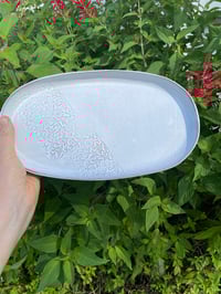 Image 3 of Small Turtle Debossed Decorated Oval Plate