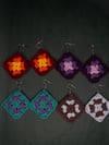 Mini Granny Square Earrings