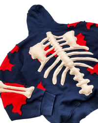Image 6 of Reworked Spider Bones Hoodie Size M