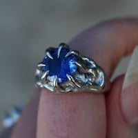 Image 5 of Dhalia Ring (blue) [SZ 6.5]
