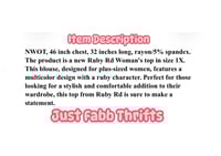 Image 5 of New 1X Ruby Rd Woman Top #800*10