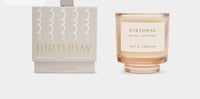 Image 1 of Katie Loxton Birthday Candle Peach Rose and Sweet Mandarin 