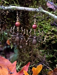 Image 1 of Jasper Arachnid Earring