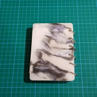 Image 2 of Pocket Resin Marble white Notebook 