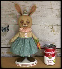 Image 3 of Becky the Bunny rabbit Doll original folk art creation Penny Grotz