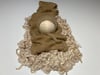 Caramel Tan Newborn Bonnet, Wrap & Curly Layer Photography Prop Set