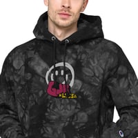 Image 2 of GJRXLYSSA Smiley Champion tie-dye hoodie