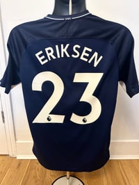 Image 3 of Tottenham Hotspur “ERIKSEN 23” 2017/18 Away Shirt + PL patches (M)