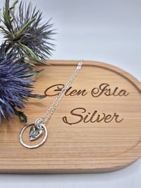 Image 4 of Thistle with Hammered Ring Necklace 