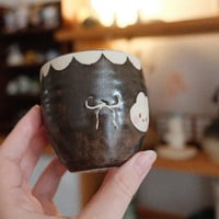 Image 3 of minji coquette latte mug
