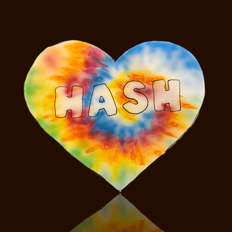 Image of hash of hearts - 8 inch 1/1